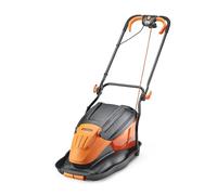 LawnMaster 1800W 36cm Tondeuse à gazon électrique Hover - Bac de collecte d'herbe, hauteurs de coupe réglables, pour pelouses moyennes à grandes, garantie de 2 ans
