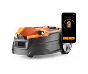 LawnMaster AMD18i-500 - Tondeuse robotisée MX 24 V à recharge automatique et vision avec application OcuMow® AMD18i-500