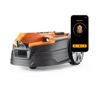 LawnMaster AMD18i-800 Plus - Tondeuse robotisée MX 24 V à recharge automatique et vision avec application OcuMow AMD18i-800 Plus