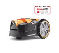 Lawnmaster Tondeuses Robot OcuMow™ sans câble périmétrique, Coupe 100 à 150 m² de Gazon avec Une Batterie complètement chargée, Evitement d’Obstacles, Faible Bruit