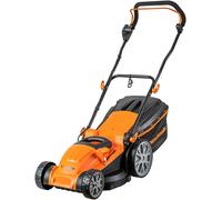 LawnMaster M2EB1637M Tondeuse et tracteurs 1600W 37cm, 6 Hauteurs Réglable 20-70mm, 40L Bac de Ramassage 2 Ans de Garantie