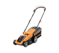 LawnMaster CLMF2437G Tondeuse à Gazon sans Fil 24V Max 2x4.0Ah Batterie, 37cm, Jusqu'à 300m² Paillage 40L, Hauteur de Coupe à 6 Niveaux 22-72mm 2 Ans de Garantie
