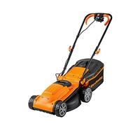 LawnMaster Tondeuse électrique 1400W 34cm, bac 32L Pliable, 300m²