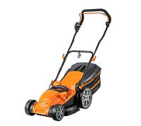 LawnMaster Tondeuse électrique 1800W 40cm, Mulching, 600m² | Moteur puissant haute performance,bac 42L, 6 hauteurs 20-70mm, fonction mulching, frein sécurité, guidon pliable