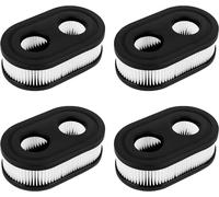 Lawnmower Air Filter,4 Pcs Garden Mower Air Filters,Suitable for Lawn Mower Engines,Air Filter for Engines Can Replace the Old Briggs Stratton Mower Filter