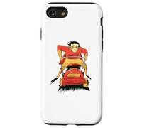 Lawnmower Superhero Picture | Gardening Lawn Garden Home Coque pour iPhone SE (2020) / 7/8