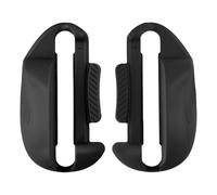 Lawnoval ABS Support de souris ergonomique compatible avec Nintendo Switch 2 pour Joy-Con, support de manette de jeu antidérapant, design portable, noir, pour rouge bleu