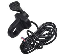 Lawnoval Accélérateur de pouce pour droitier E-Bike 12-72V étanche, compatible avec Bafang 01/02 HD, noir