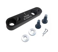Lawnoval Adaptateur de support de frein à disque pour vélo de route, 140 mm à 160 mm, support arrière plat, compatible avec étriers Shimano BR-R9270/R9170/R8170/R8070/RX810/RX400/R7070, noir