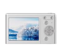 Lawnoval Appareil photo numérique pour écran compact 2,8" 4K Capteur CMOS 50MP avec zoom 16x, autofocus, anti-tremblement et lumière de remplissage intégrée, blanc