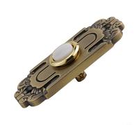 Lawnoval Bouton de sonnette filaire avec lumière LED éclairée, interrupteur poussoir pour porte d'entrée ou garage, compatible avec la configuration de sonnette filaire standard