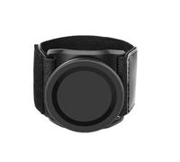 Lawnoval Brassard magnétique pour téléphone portable avec rotation à 360° pour course à pied, cyclisme, conduite, compatible avec smartphones de 4,0 à 7,2 pouces, noir