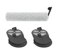 Lawnoval Brosse principale et kit de filtre pour aspirateur Mova X4 Pro, brosse rouleau en plastique et nylon avec élimination des peluches (A)
