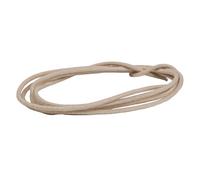 Lawnoval Câble de guitare électrique avec fil de cuivre pré-étamé tressé en coton ciré - Style vintage - Noir - 1 m