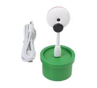 Lawnoval Caméra de projection HD Scène avec base d'évacuation de l'eau et câble de données compatible avec Nintendo Switch 2, blanc