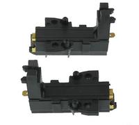 Lawnoval Candy Ceset Lot de 2 balais de charbon pour moteur de machine à laver, pièces de rechange noires avec numéros alternatifs