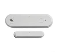 Lawnoval Capteur magnétique de porte WiFi avec système double mode, télécommande de sécurité à domicile, contrôle par application, commandes vocales, historique (A)