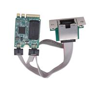 Lawnoval Carte réseau LAN Gigabit Ethernet M.2 Key A+E 2,5 G avec chipset RTL8125B pour Windows et Linux, PCB de taille standard
