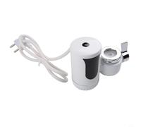 Lawnoval Chauffe-eau électrique blanc sans réservoir pour chauffage instantané chaud et froid double usage pour cuisine salle de bain