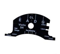 Lawnoval Chevalet de violon 4/4, luthier multifonction pour mesurer la hauteur des cordes et la distance des cordes, accessoire de réparation pour violon, violoncelle basse (violon 3/4)