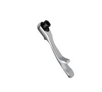 Lawnoval Clé à cliquet à douille 6,35 mm avec porte-embout, libération rapide pour mécanisme pour une prise en main sûre, poignée ergonomique en caoutchouc bicolore pour une construction en métal pour