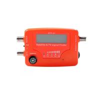 Lawnoval Détecteur de signal 2 en 1 portable satellite et TV avec écran LCD et boussole, détecteur numérique pour antenne DVB-T, orange