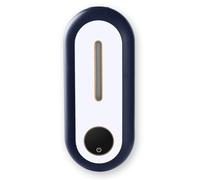 Lawnoval Distributeur de savon automatique mural 450 ml avec capteur, rechargeable par USB, distributeur de savon pour les mains sans mousse, usage domestique ou public, bleu/blanc bleu