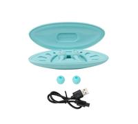 Lawnoval Écouteurs sans fil avec lumière LED, design d'oreille mignon, pour étui de charge compact, pour les amateurs de musique et les amateurs de fantastique, blanc