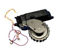 Lawnoval Ensemble de roue de rechange pour aspirateur WYZE WVCR200S - Paire noire gauche et droite