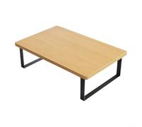 Lawnoval Étagère de rangement en métal et bois ajustable pour micro-ondes de cuisine - Organisateur de comptoir à économie d'espace avec pieds antidérapants pour cuisinière à induction (Jaune)