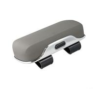 Lawnoval Étui à lunettes portable en ABS pour lunettes de soleil, support de visière pour organiser et protéger les lunettes pendant la conduite (gris)