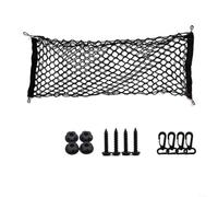 Lawnoval Filet de rangement double couche avec crochets en alliage d'aluminium pour Kia Telluride 2020 2025 pour camions et camionnettes pour organiser les outils, les courses et autres articles