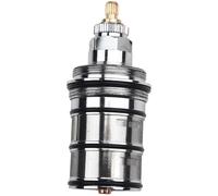 Lawnoval GP0000250 Cartouche de valve thermostatique de salle de bain en laiton pour mitigeur encastré et douche type barre Argenté