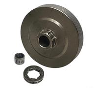 Lawnoval Kit complet de pignon d'embrayage pour tronçonneuse ZOMAX ZM-4000 CS1700 CS3700 CS4200, tambour d'embrayage en métal pour réparation de tronçonneuse électrique extérieure (ensemble divisé