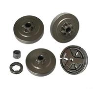 Lawnoval Kit complet de pignon d'embrayage pour tronçonneuse ZOMAX ZM-4000 CS1700 CS3700 CS4200, tambour d'embrayage en métal pour réparation de tronçonneuse électrique extérieure (ensemble combiné)