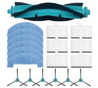 Lawnoval Kit d'accessoires pour aspirateur Lubluelu L15 comprenant une brosse à rouleau principale, des brosses latérales, des serpillères, des filtres et un ensemble de nettoyage (E)