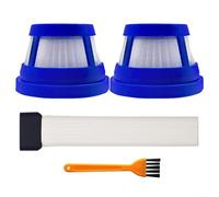 Lawnoval Kit de filtre Eufy 2 en 1 et suceur plat pour aspirateur à main HomeVac H11 H11 Pure, design amovible et lavable avec brosse de nettoyage