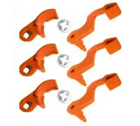 Lawnoval Kit de levier d'étranglement BG45, BG55, BG65, BG85, BR45C pour souffleur de feuilles - Pièces de rechange avec levier, obturateur, clip 3 pièces