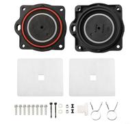 Lawnoval Kit de reconstruction de diaphragme de pompe à air, pièces de rechange pour vis, filtres à air, clips de trou de vis de sécurité, interrupteur pour HP-60 HP-80 80 x 85 mm