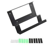Lawnoval Kit de support mural en métal compatible avec le routeur et bloc d'alimentation Starlink Gen 3 et V3, design robuste et peu encombrant avec matériel, noir