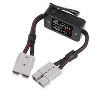 Lawnoval KWS-DC26 Testeur de charge de batterie et analyseur de puissance DC 8-80 V électrique pour moto, station de charge solaire, EV, 50 A, 4000 W, écran LCD couleur, enregistrement de données -50