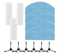 Lawnoval Laresar Mars 01 Kit aspirateur robot avec brosses latérales, filtres, serpillères et accessoires pour robot Mars01