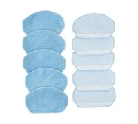 Lawnoval Lot de 10 chiffons de rechange en microfibre pour aspirateur robot Cecotec Conga 999 X-Treme, forte absorption d'eau, réutilisables