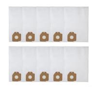 Lawnoval Lot de 10 sacs à poussière non tissés pour aspirateur Karcher CV30 CV38/2 de grande capacité