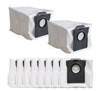Lawnoval Lot de 10 sacs à poussière non tissés pour aspirateur robotique MOVA P10 Pro Ultra - Système de filtration multicouche de grande capacité