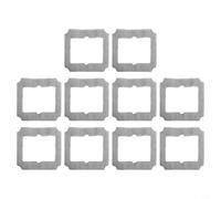 Lawnoval Lot de 10 serpillères de rechange pour ECOVACS WINBOT MINI, nettoyage complet pour sols, fenêtres et coins, microfibre lavable durable