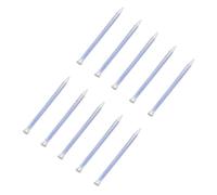 Lawnoval Lot de 10 tubes de mélange pour colle AB, série 10-18 avec connexion à baïonnette, buse statique en spirale, compatible avec les adhésifs en silicone époxy polyuréthane