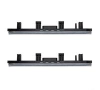 Lawnoval Lot de 2 bandes de raclage en caoutchouc pour Karcher FC BR série BR 30/4C pour un nettoyage sans traces sur le carrelage, la pierre, le bois huilé et les sols stratifiés en PVC
