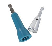 Lawnoval Lot de 2 outils de torsion de fil d'électricien avec poignée hexagonale pour perceuse électrique, connecteur carré de 6 mm, 1,5 à 6 voies, compatible avec mandrin de 6,35 mm