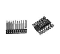 Lawnoval Lot de 24 douilles et embouts en acier au chrome vanadium, kit d'outils d'entretien ménager et automobile avec 14 manchons et 10 têtes de lot, étui de réparation multifonction